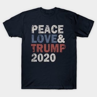 Peace Love & Trump 2020 T-Shirt